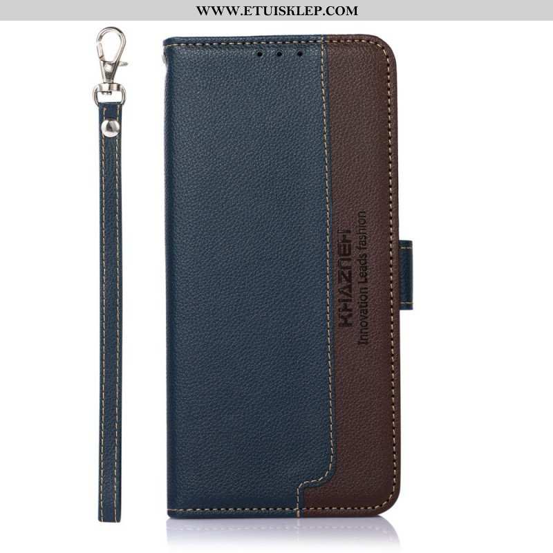 Etui Folio do Samsung Galaxy M32 Rfid Khazneh W Stylu Liczi